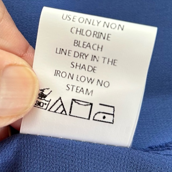 New 2 piece dress set maxi woman size 2xlarge flowered blues wedding/shower - Picture 13 of 14